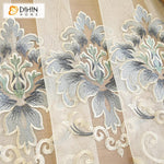 DIHIN HOME Modern Beige Jacquard Embroidered Curtains Customzied Valance ,Blackout Curtains Grommet Window Curtain for Living Room ,52x84-inch,1 Panel Roman Shades Curtains Window Blinds custom curtains blackout curtains curtains for living room sheer curtains curtain fabric linen curtains kitchen curtains velvet curtains pinch pleat curtains bay window curtains outdoor curtains pleated curtains floral curtains dining room curtains kitchen valances drapes for bedroom patio curtains nursery curtains grommet 