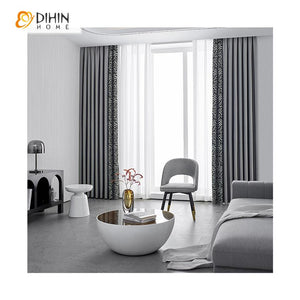 DIHIN HOME Modern Black and White Zebra Texture Jacquard,Blackout Grommet Window Curtain for Living Room ,52x63-inch,1 Panel Roman Shades Curtains Window Blinds custom curtains blackout curtains curtains for living room sheer curtains curtain fabric linen curtains kitchen curtains velvet curtains pinch pleat curtains bay window curtains outdoor curtains pleated curtains floral curtains dining room curtains kitchen valances drapes for bedroom patio curtains nursery curtains grommet curtains