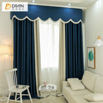 DIHIN HOME Modern Blue and Beige Color Simple Valance,Blackout Curtains Grommet Window Curtain for Living Room ,52x84-inch,1 Panel Roman Shades Curtains Window Blinds custom curtains blackout curtains curtains for living room sheer curtains curtain fabric linen curtains kitchen curtains velvet curtains pinch pleat curtains bay window curtains outdoor curtains pleated curtains floral curtains dining room curtains kitchen valances drapes for bedroom patio curtains nursery curtains grommet curtains