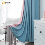 DIHIN HOME Modern Blue and Pink Color Printed,Blackout Grommet Window Curtain for Living Room ,52x63-inch,1 Panel Roman Shades Curtains Window Blinds custom curtains blackout curtains curtains for living room sheer curtains curtain fabric linen curtains kitchen curtains velvet curtains pinch pleat curtains bay window curtains outdoor curtains pleated curtains floral curtains dining room curtains kitchen valances drapes for bedroom patio curtains nursery curtains grommet curtains