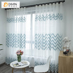 DIHIN HOME Modern Blue Color Striped,Grommet Window Sheer Curtain for Living Room ,52x63-inch,1 Panel Roman Shades Curtains Window Blinds custom curtains blackout curtains curtains for living room sheer curtains curtain fabric linen curtains kitchen curtains velvet curtains pinch pleat curtains bay window curtains outdoor curtains pleated curtains floral curtains dining room curtains kitchen valances drapes for bedroom patio curtains nursery curtains grommet curtains