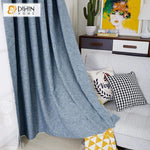 DIHIN HOME Modern Blue Cotton Linen Curtains,Blackout Grommet Window Curtain for Living Room ,52x63-inch,1 Panel Roman Shades Curtains Window Blinds custom curtains blackout curtains curtains for living room sheer curtains curtain fabric linen curtains kitchen curtains velvet curtains pinch pleat curtains bay window curtains outdoor curtains pleated curtains floral curtains dining room curtains kitchen valances drapes for bedroom patio curtains nursery curtains grommet curtains
