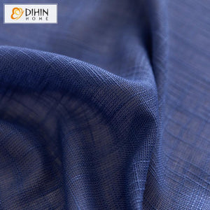 DIHIN HOME Modern Blue Day Curtain ,Sheer Curtain, Grommet Window Curtain for Living Room ,52x63-inch,1 Panel Roman Shades Curtains Window Blinds custom curtains blackout curtains curtains for living room sheer curtains curtain fabric linen curtains kitchen curtains velvet curtains pinch pleat curtains bay window curtains outdoor curtains pleated curtains floral curtains dining room curtains kitchen valances drapes for bedroom patio curtains nursery curtains grommet curtains