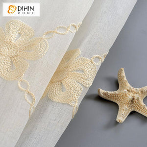 DIHIN HOME Modern Blue Embroidered Customized Curtains,Blackout Grommet Window Curtain for Living Room ,52x63-inch,1 Panel Roman Shades Curtains Window Blinds custom curtains blackout curtains curtains for living room sheer curtains curtain fabric linen curtains kitchen curtains velvet curtains pinch pleat curtains bay window curtains outdoor curtains pleated curtains floral curtains dining room curtains kitchen valances drapes for bedroom patio curtains nursery curtains grommet curtains