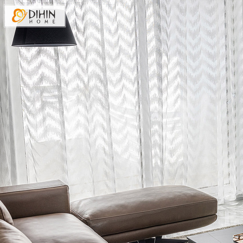 DIHIN HOME Modern Blue Jacquard Stitching Curtains,Grommet Window Curtain for Living Room ,52x63-inch,1 Panel Roman Shades Curtains Window Blinds custom curtains blackout curtains curtains for living room sheer curtains curtain fabric linen curtains kitchen curtains velvet curtains pinch pleat curtains bay window curtains outdoor curtains pleated curtains floral curtains dining room curtains kitchen valances drapes for bedroom patio curtains nursery curtains grommet curtains