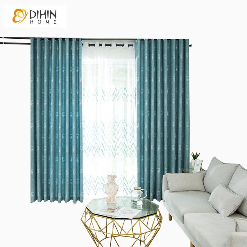 DIHIN HOME Modern Blue Plaid Curtains,Blackout Grommet Window Curtain for Living Room ,52x63-inch,1 Panel Roman Shades Curtains Window Blinds custom curtains blackout curtains curtains for living room sheer curtains curtain fabric linen curtains kitchen curtains velvet curtains pinch pleat curtains bay window curtains outdoor curtains pleated curtains floral curtains dining room curtains kitchen valances drapes for bedroom patio curtains nursery curtains grommet curtains