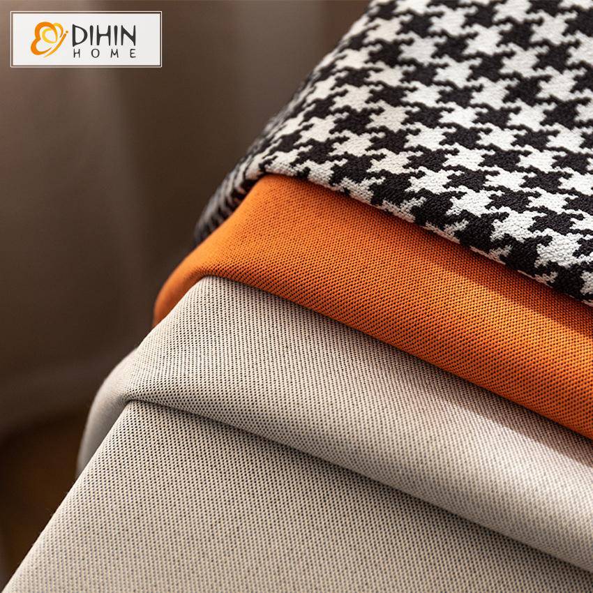 DIHIN HOME Modern British Style Houndstooth Jacquard,Blackout Grommet Window Curtain for Living Room ,52x63-inch,1 Panel Roman Shades Curtains Window Blinds custom curtains blackout curtains curtains for living room sheer curtains curtain fabric linen curtains kitchen curtains velvet curtains pinch pleat curtains bay window curtains outdoor curtains pleated curtains floral curtains dining room curtains kitchen valances drapes for bedroom patio curtains nursery curtains grommet curtains