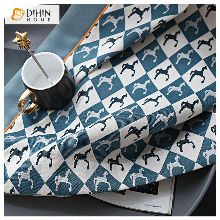 DIHIN HOME Modern British Style Jacquard,Blackout Grommet Window Curtain for Living Room ,52x63-inch,1 Panel Roman Shades Curtains Window Blinds custom curtains blackout curtains curtains for living room sheer curtains curtain fabric linen curtains kitchen curtains velvet curtains pinch pleat curtains bay window curtains outdoor curtains pleated curtains floral curtains dining room curtains kitchen valances drapes for bedroom patio curtains nursery curtains grommet curtains