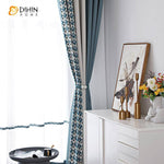 DIHIN HOME Modern British Style Jacquard,Blackout Grommet Window Curtain for Living Room ,52x63-inch,1 Panel Roman Shades Curtains Window Blinds custom curtains blackout curtains curtains for living room sheer curtains curtain fabric linen curtains kitchen curtains velvet curtains pinch pleat curtains bay window curtains outdoor curtains pleated curtains floral curtains dining room curtains kitchen valances drapes for bedroom patio curtains nursery curtains grommet curtains