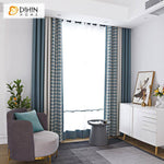 DIHIN HOME Modern British Style Jacquard,Blackout Grommet Window Curtain for Living Room ,52x63-inch,1 Panel Roman Shades Curtains Window Blinds custom curtains blackout curtains curtains for living room sheer curtains curtain fabric linen curtains kitchen curtains velvet curtains pinch pleat curtains bay window curtains outdoor curtains pleated curtains floral curtains dining room curtains kitchen valances drapes for bedroom patio curtains nursery curtains grommet curtains