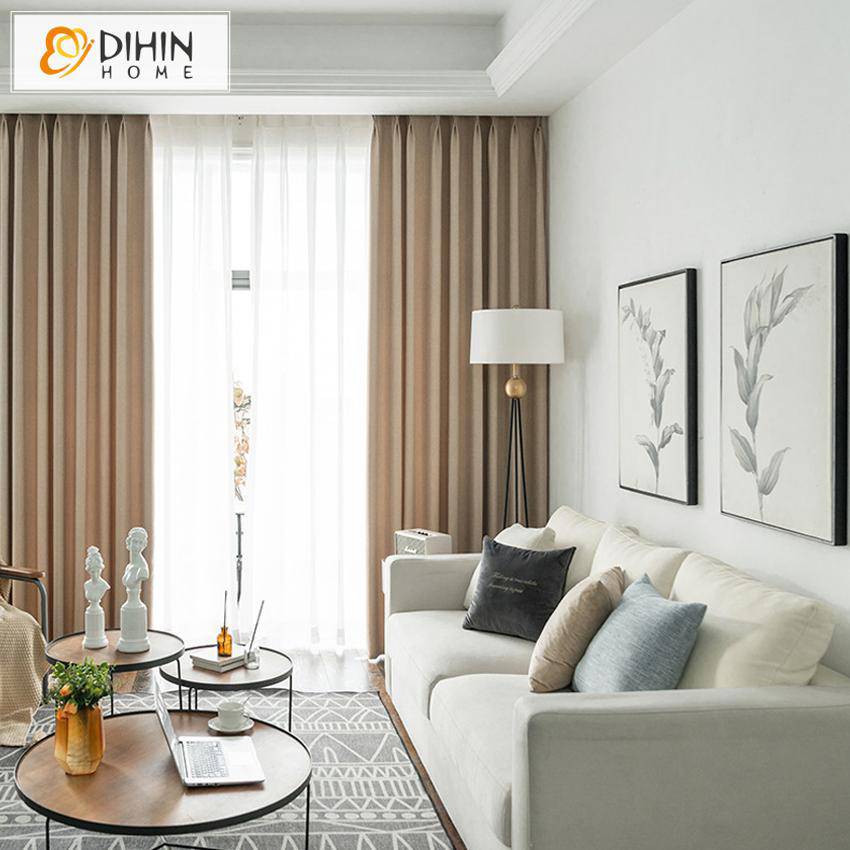 DIHIN HOME Modern Camel Color High Quality Curtains,Blackout Grommet Window Curtain for Living Room ,52x63-inch,1 Panel Roman Shades Curtains Window Blinds custom curtains blackout curtains curtains for living room sheer curtains curtain fabric linen curtains kitchen curtains velvet curtains pinch pleat curtains bay window curtains outdoor curtains pleated curtains floral curtains dining room curtains kitchen valances drapes for bedroom patio curtains nursery curtains grommet curtains