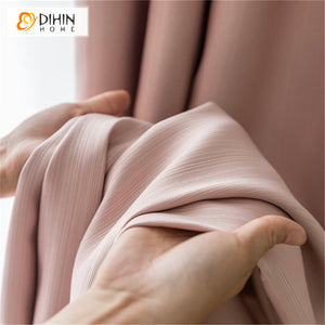 DIHIN HOME Modern Children Room Pink Color,Blackout Grommet Window Curtain for Living Room ,52x63-inch,1 Panel Roman Shades Curtains Window Blinds custom curtains blackout curtains curtains for living room sheer curtains curtain fabric linen curtains kitchen curtains velvet curtains pinch pleat curtains bay window curtains outdoor curtains pleated curtains floral curtains dining room curtains kitchen valances drapes for bedroom patio curtains nursery curtains grommet curtains