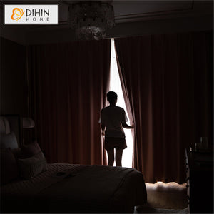 DIHIN HOME Modern Children Room Pink Color,Blackout Grommet Window Curtain for Living Room ,52x63-inch,1 Panel Roman Shades Curtains Window Blinds custom curtains blackout curtains curtains for living room sheer curtains curtain fabric linen curtains kitchen curtains velvet curtains pinch pleat curtains bay window curtains outdoor curtains pleated curtains floral curtains dining room curtains kitchen valances drapes for bedroom patio curtains nursery curtains grommet curtains