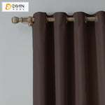 DIHIN HOME Modern Coffee Color Blackout Curtains ,Blackout Grommet Window Curtain for Living Room ,52x63-inch,1 Panel Roman Shades Curtains Window Blinds custom curtains blackout curtains curtains for living room sheer curtains curtain fabric linen curtains kitchen curtains velvet curtains pinch pleat curtains bay window curtains outdoor curtains pleated curtains floral curtains dining room curtains kitchen valances drapes for bedroom patio curtains nursery curtains grommet curtains