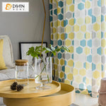 DIHIN HOME Modern Colorful Geometric Printed Curtain,Blackout Curtains Grommet Window Curtain for Living Room ,52x84-inch,1 Panel Roman Shades Curtains Window Blinds custom curtains blackout curtains curtains for living room sheer curtains curtain fabric linen curtains kitchen curtains velvet curtains pinch pleat curtains bay window curtains outdoor curtains pleated curtains floral curtains dining room curtains kitchen valances drapes for bedroom patio curtains nursery curtains grommet curtains