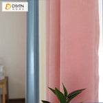DIHIN HOME Modern Colorful Spliced Curtains，Blackout Grommet Window Curtain for Living Room ,52x63-inch,1 Panel Roman Shades Curtains Window Blinds custom curtains blackout curtains curtains for living room sheer curtains curtain fabric linen curtains kitchen curtains velvet curtains pinch pleat curtains bay window curtains outdoor curtains pleated curtains floral curtains dining room curtains kitchen valances drapes for bedroom patio curtains nursery curtains grommet curtains
