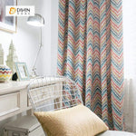DIHIN HOME Modern Colorful Striped Wave Curtains ,Cotton Linen ,Blackout Grommet Window Curtain for Living Room ,52x63-inch,1 Panel Roman Shades Curtains Window Blinds custom curtains blackout curtains curtains for living room sheer curtains curtain fabric linen curtains kitchen curtains velvet curtains pinch pleat curtains bay window curtains outdoor curtains pleated curtains floral curtains dining room curtains kitchen valances drapes for bedroom patio curtains nursery curtains grommet curtains