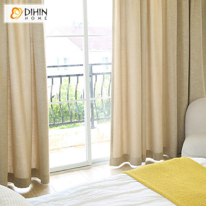 DIHIN HOME Modern Cotton Linen,Blackout Grommet Window Curtain for Living Room ,52x63-inch,1 Panel Roman Shades Curtains Window Blinds custom curtains blackout curtains curtains for living room sheer curtains curtain fabric linen curtains kitchen curtains velvet curtains pinch pleat curtains bay window curtains outdoor curtains pleated curtains floral curtains dining room curtains kitchen valances drapes for bedroom patio curtains nursery curtains grommet curtains