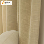 DIHIN HOME Modern Cotton Linen,Blackout Grommet Window Curtain for Living Room ,52x63-inch,1 Panel Roman Shades Curtains Window Blinds custom curtains blackout curtains curtains for living room sheer curtains curtain fabric linen curtains kitchen curtains velvet curtains pinch pleat curtains bay window curtains outdoor curtains pleated curtains floral curtains dining room curtains kitchen valances drapes for bedroom patio curtains nursery curtains grommet curtains
