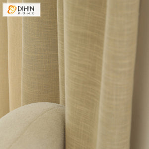DIHIN HOME Modern Cotton Linen,Blackout Grommet Window Curtain for Living Room ,52x63-inch,1 Panel Roman Shades Curtains Window Blinds custom curtains blackout curtains curtains for living room sheer curtains curtain fabric linen curtains kitchen curtains velvet curtains pinch pleat curtains bay window curtains outdoor curtains pleated curtains floral curtains dining room curtains kitchen valances drapes for bedroom patio curtains nursery curtains grommet curtains