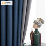 DIHIN HOME Modern Cotton Linen Blue and Grey Color,Blackout Grommet Window Curtain for Living Room ,52x63-inch,1 Panel Roman Shades Curtains Window Blinds custom curtains blackout curtains curtains for living room sheer curtains curtain fabric linen curtains kitchen curtains velvet curtains pinch pleat curtains bay window curtains outdoor curtains pleated curtains floral curtains dining room curtains kitchen valances drapes for bedroom patio curtains nursery curtains grommet curtains
