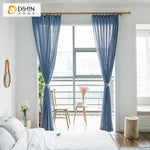 DIHIN HOME Modern Cotton Linen Blue Color,Sheer Curtain,Grommet Window Curtain for Living Room ,52x63-inch,1 Panel Roman Shades Curtains Window Blinds custom curtains blackout curtains curtains for living room sheer curtains curtain fabric linen curtains kitchen curtains velvet curtains pinch pleat curtains bay window curtains outdoor curtains pleated curtains floral curtains dining room curtains kitchen valances drapes for bedroom patio curtains nursery curtains grommet curtains
