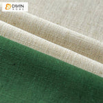 DIHIN HOME Modern Cotton Linen Green and Beige Color,Blackout Grommet Window Curtain for Living Room ,52x63-inch,1 Panel Roman Shades Curtains Window Blinds custom curtains blackout curtains curtains for living room sheer curtains curtain fabric linen curtains kitchen curtains velvet curtains pinch pleat curtains bay window curtains outdoor curtains pleated curtains floral curtains dining room curtains kitchen valances drapes for bedroom patio curtains nursery curtains grommet curtains