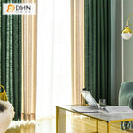 DIHIN HOME Modern Cotton Linen Green and Beige Color,Blackout Grommet Window Curtain for Living Room ,52x63-inch,1 Panel Roman Shades Curtains Window Blinds custom curtains blackout curtains curtains for living room sheer curtains curtain fabric linen curtains kitchen curtains velvet curtains pinch pleat curtains bay window curtains outdoor curtains pleated curtains floral curtains dining room curtains kitchen valances drapes for bedroom patio curtains nursery curtains grommet curtains