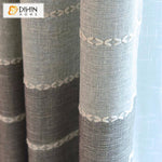 DIHIN HOME Modern Cotton Linen Grey Color Embroidered,Blackout Grommet Window Curtain for Living Room ,52x63-inch,1 Panel Roman Shades Curtains Window Blinds custom curtains blackout curtains curtains for living room sheer curtains curtain fabric linen curtains kitchen curtains velvet curtains pinch pleat curtains bay window curtains outdoor curtains pleated curtains floral curtains dining room curtains kitchen valances drapes for bedroom patio curtains nursery curtains grommet curtains