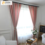DIHIN HOME Modern Cotton Linen Pink Color Striped Curtain,Blackout Curtains Grommet Window Curtain for Living Room ,52x63-inch,1 Panel Roman Shades Curtains Window Blinds custom curtains blackout curtains curtains for living room sheer curtains curtain fabric linen curtains kitchen curtains velvet curtains pinch pleat curtains bay window curtains outdoor curtains pleated curtains floral curtains dining room curtains kitchen valances drapes for bedroom patio curtains nursery curtains grommet curtains