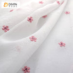 DIHIN HOME Modern Cotton Linen Red Flowers Embroidered Sheer Curtain,Grommet Window Curtain for Living Room ,52x63-inch,1 Panel Roman Shades Curtains Window Blinds custom curtains blackout curtains curtains for living room sheer curtains curtain fabric linen curtains kitchen curtains velvet curtains pinch pleat curtains bay window curtains outdoor curtains pleated curtains floral curtains dining room curtains kitchen valances drapes for bedroom patio curtains nursery curtains grommet curtains