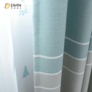 DIHIN HOME Modern Cotton Linen Striped,Blackout Grommet Window Curtain for Living Room ,52x63-inch,1 Panel Roman Shades Curtains Window Blinds custom curtains blackout curtains curtains for living room sheer curtains curtain fabric linen curtains kitchen curtains velvet curtains pinch pleat curtains bay window curtains outdoor curtains pleated curtains floral curtains dining room curtains kitchen valances drapes for bedroom patio curtains nursery curtains grommet curtains