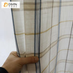 DIHIN HOME Modern Cotton Linen Striped,Blackout Grommet Window Curtain for Living Room ,52x63-inch,1 Panel Roman Shades Curtains Window Blinds custom curtains blackout curtains curtains for living room sheer curtains curtain fabric linen curtains kitchen curtains velvet curtains pinch pleat curtains bay window curtains outdoor curtains pleated curtains floral curtains dining room curtains kitchen valances drapes for bedroom patio curtains nursery curtains grommet curtains