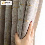 DIHIN HOME Modern Cotton Linen Striped Curtains ,Blackout Grommet Window Curtain for Living Room ,52x63-inch,1 Panel Roman Shades Curtains Window Blinds custom curtains blackout curtains curtains for living room sheer curtains curtain fabric linen curtains kitchen curtains velvet curtains pinch pleat curtains bay window curtains outdoor curtains pleated curtains floral curtains dining room curtains kitchen valances drapes for bedroom patio curtains nursery curtains grommet curtains
