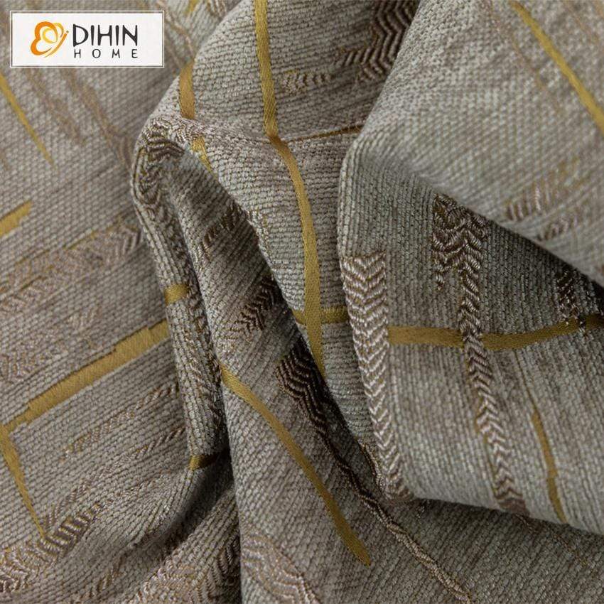 DIHIN HOME Modern Cotton Linen Striped Curtains ,Blackout Grommet Window Curtain for Living Room ,52x63-inch,1 Panel Roman Shades Curtains Window Blinds custom curtains blackout curtains curtains for living room sheer curtains curtain fabric linen curtains kitchen curtains velvet curtains pinch pleat curtains bay window curtains outdoor curtains pleated curtains floral curtains dining room curtains kitchen valances drapes for bedroom patio curtains nursery curtains grommet curtains