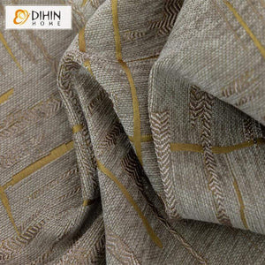 DIHIN HOME Modern Cotton Linen Striped Curtains ,Blackout Grommet Window Curtain for Living Room ,52x63-inch,1 Panel Roman Shades Curtains Window Blinds custom curtains blackout curtains curtains for living room sheer curtains curtain fabric linen curtains kitchen curtains velvet curtains pinch pleat curtains bay window curtains outdoor curtains pleated curtains floral curtains dining room curtains kitchen valances drapes for bedroom patio curtains nursery curtains grommet curtains
