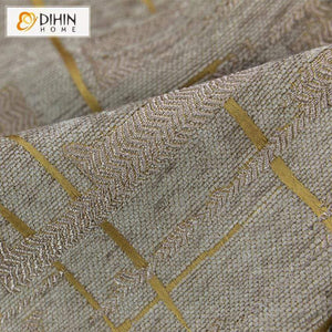 DIHIN HOME Modern Cotton Linen Striped Curtains ,Blackout Grommet Window Curtain for Living Room ,52x63-inch,1 Panel Roman Shades Curtains Window Blinds custom curtains blackout curtains curtains for living room sheer curtains curtain fabric linen curtains kitchen curtains velvet curtains pinch pleat curtains bay window curtains outdoor curtains pleated curtains floral curtains dining room curtains kitchen valances drapes for bedroom patio curtains nursery curtains grommet curtains