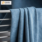 DIHIN HOME Modern Cotton Linen Thickening Blue Fabric,Blackout Grommet Window Curtain for Living Room ,52x63-inch,1 Panel Roman Shades Curtains Window Blinds custom curtains blackout curtains curtains for living room sheer curtains curtain fabric linen curtains kitchen curtains velvet curtains pinch pleat curtains bay window curtains outdoor curtains pleated curtains floral curtains dining room curtains kitchen valances drapes for bedroom patio curtains nursery curtains grommet curtains