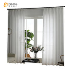 DIHIN HOME Modern Cotton Linen White Color,Grommet Window Sheer Curtain for Living Room ,52x63-inch,1 Panel Roman Shades Curtains Window Blinds custom curtains blackout curtains curtains for living room sheer curtains curtain fabric linen curtains kitchen curtains velvet curtains pinch pleat curtains bay window curtains outdoor curtains pleated curtains floral curtains dining room curtains kitchen valances drapes for bedroom patio curtains nursery curtains grommet curtains
