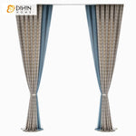 DIHIN HOME Modern Customized Blue Color Houndstooth Jacquard,Blackout Grommet Window Curtain for Living Room ,52x63-inch,1 Panel Roman Shades Curtains Window Blinds custom curtains blackout curtains curtains for living room sheer curtains curtain fabric linen curtains kitchen curtains velvet curtains pinch pleat curtains bay window curtains outdoor curtains pleated curtains floral curtains dining room curtains kitchen valances drapes for bedroom patio curtains nursery curtains grommet curtains
