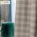DIHIN HOME Modern Customized Blue Color Houndstooth Jacquard,Blackout Grommet Window Curtain for Living Room ,52x63-inch,1 Panel Roman Shades Curtains Window Blinds custom curtains blackout curtains curtains for living room sheer curtains curtain fabric linen curtains kitchen curtains velvet curtains pinch pleat curtains bay window curtains outdoor curtains pleated curtains floral curtains dining room curtains kitchen valances drapes for bedroom patio curtains nursery curtains grommet curtains