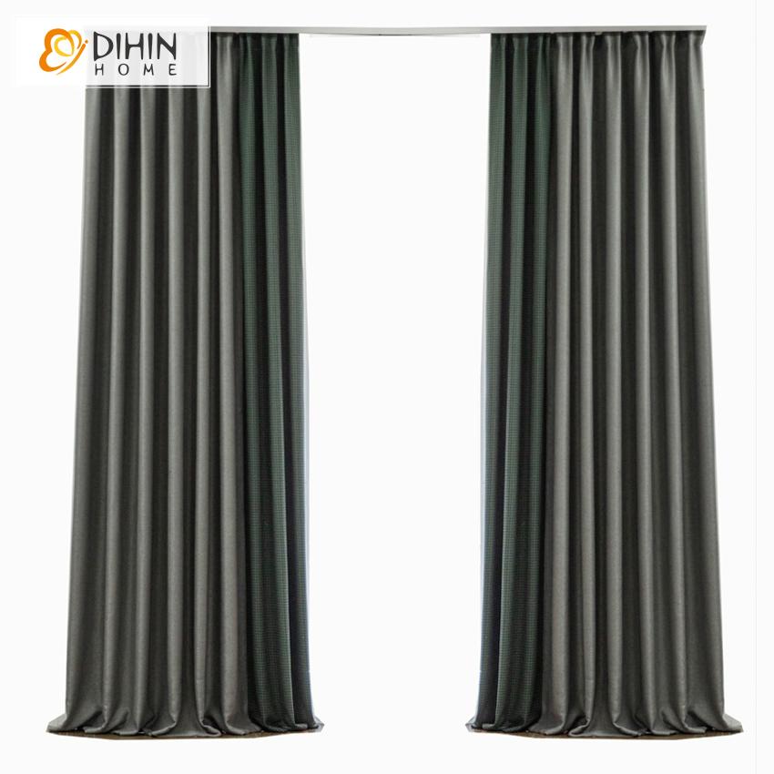 DIHIN HOME Modern Customized Houndstooth Jacquard,Blackout Grommet Window Curtain for Living Room ,52x63-inch,1 Panel Roman Shades Curtains Window Blinds custom curtains blackout curtains curtains for living room sheer curtains curtain fabric linen curtains kitchen curtains velvet curtains pinch pleat curtains bay window curtains outdoor curtains pleated curtains floral curtains dining room curtains kitchen valances drapes for bedroom patio curtains nursery curtains grommet curtains