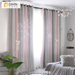 DIHIN HOME Modern Customized Window Shade Gradient Stripe Double Layer Curtain With White Lace,Blackout Curtains Grommet Window Curtain for Living Room ,52x84-inch,1 Panel Roman Shades Curtains Window Blinds custom curtains blackout curtains curtains for living room sheer curtains curtain fabric linen curtains kitchen curtains velvet curtains pinch pleat curtains bay window curtains outdoor curtains pleated curtains floral curtains dining room curtains kitchen valances drapes for bedroom patio curtains nurs