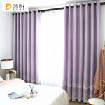 DIHIN HOME Modern Customized Window Shade Purple Color Double Layer Curtain With White Lace,Blackout Curtains Grommet Window Curtain for Living Room ,52x84-inch,1 Panel Roman Shades Curtains Window Blinds custom curtains blackout curtains curtains for living room sheer curtains curtain fabric linen curtains kitchen curtains velvet curtains pinch pleat curtains bay window curtains outdoor curtains pleated curtains floral curtains dining room curtains kitchen valances drapes for bedroom patio curtains nursery