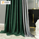 DIHIN HOME Modern Dark Green and Grey Embossed Curtains,Blackout Curtains Grommet Window Curtain for Living Room ,52x63-inch,1 Panel Roman Shades Curtains Window Blinds custom curtains blackout curtains curtains for living room sheer curtains curtain fabric linen curtains kitchen curtains velvet curtains pinch pleat curtains bay window curtains outdoor curtains pleated curtains floral curtains dining room curtains kitchen valances drapes for bedroom patio curtains nursery curtains grommet curtains