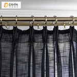DIHIN HOME Modern Dark Grey Color Sheer Curtains,Blackout Grommet Window Curtain for Living Room ,52x63-inch,1 Panel Roman Shades Curtains Window Blinds custom curtains blackout curtains curtains for living room sheer curtains curtain fabric linen curtains kitchen curtains velvet curtains pinch pleat curtains bay window curtains outdoor curtains pleated curtains floral curtains dining room curtains kitchen valances drapes for bedroom patio curtains nursery curtains grommet curtains