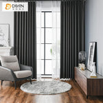 DIHIN HOME Modern Dark Grey Waves Patten Jacquard,Blackout Grommet Window Curtain for Living Room ,52x63-inch,1 Panel Roman Shades Curtains Window Blinds custom curtains blackout curtains curtains for living room sheer curtains curtain fabric linen curtains kitchen curtains velvet curtains pinch pleat curtains bay window curtains outdoor curtains pleated curtains floral curtains dining room curtains kitchen valances drapes for bedroom patio curtains nursery curtains grommet curtains