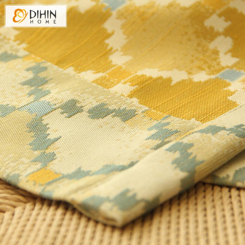 DIHIN HOME Modern Double Sides Jacquard Geometric Curtains,Blackout Curtains Grommet Window Curtain for Living Room ,52x63-inch,1 Panel Roman Shades Curtains Window Blinds custom curtains blackout curtains curtains for living room sheer curtains curtain fabric linen curtains kitchen curtains velvet curtains pinch pleat curtains bay window curtains outdoor curtains pleated curtains floral curtains dining room curtains kitchen valances drapes for bedroom patio curtains nursery curtains grommet curtains