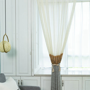DIHIN HOME Modern Emboridered,Sheer Curtain, Grommet Window Curtain for Living Room ,52x63-inch,1 Panel Roman Shades Curtains Window Blinds custom curtains blackout curtains curtains for living room sheer curtains curtain fabric linen curtains kitchen curtains velvet curtains pinch pleat curtains bay window curtains outdoor curtains pleated curtains floral curtains dining room curtains kitchen valances drapes for bedroom patio curtains nursery curtains grommet curtains