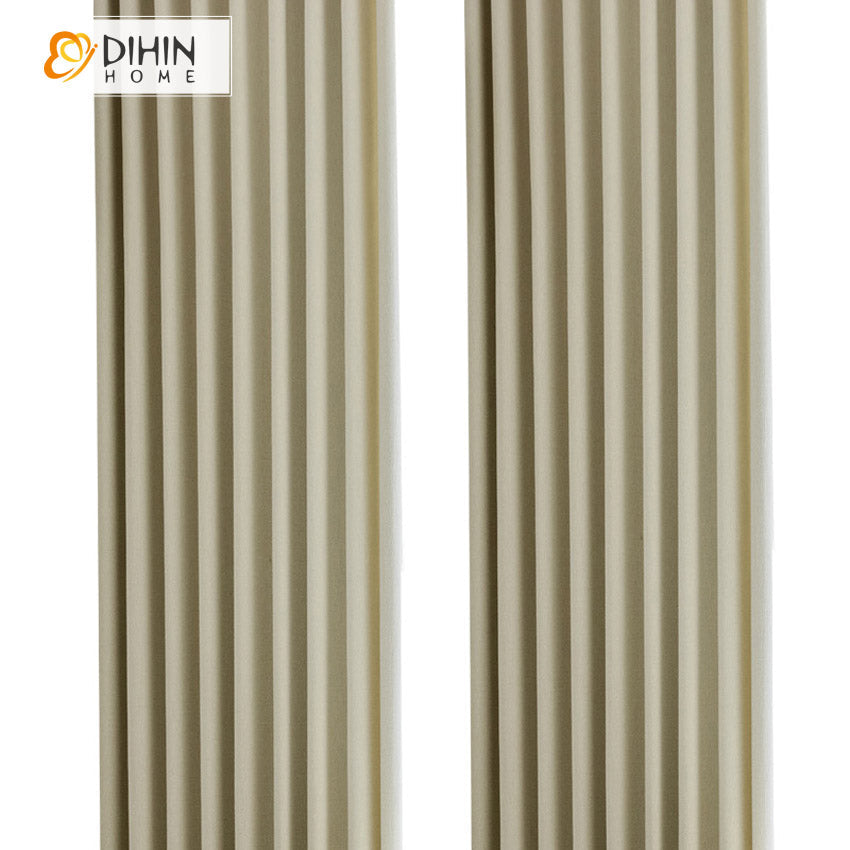 DIHIN HOME Modern Embossed Light Turmeric,Blackout Grommet Window Curtain for Living Room,1 Panel Roman Shades Curtains Window Blinds custom curtains blackout curtains curtains for living room sheer curtains curtain fabric linen curtains kitchen curtains velvet curtains pinch pleat curtains bay window curtains outdoor curtains pleated curtains floral curtains dining room curtains kitchen valances drapes for bedroom patio curtains nursery curtains grommet curtains